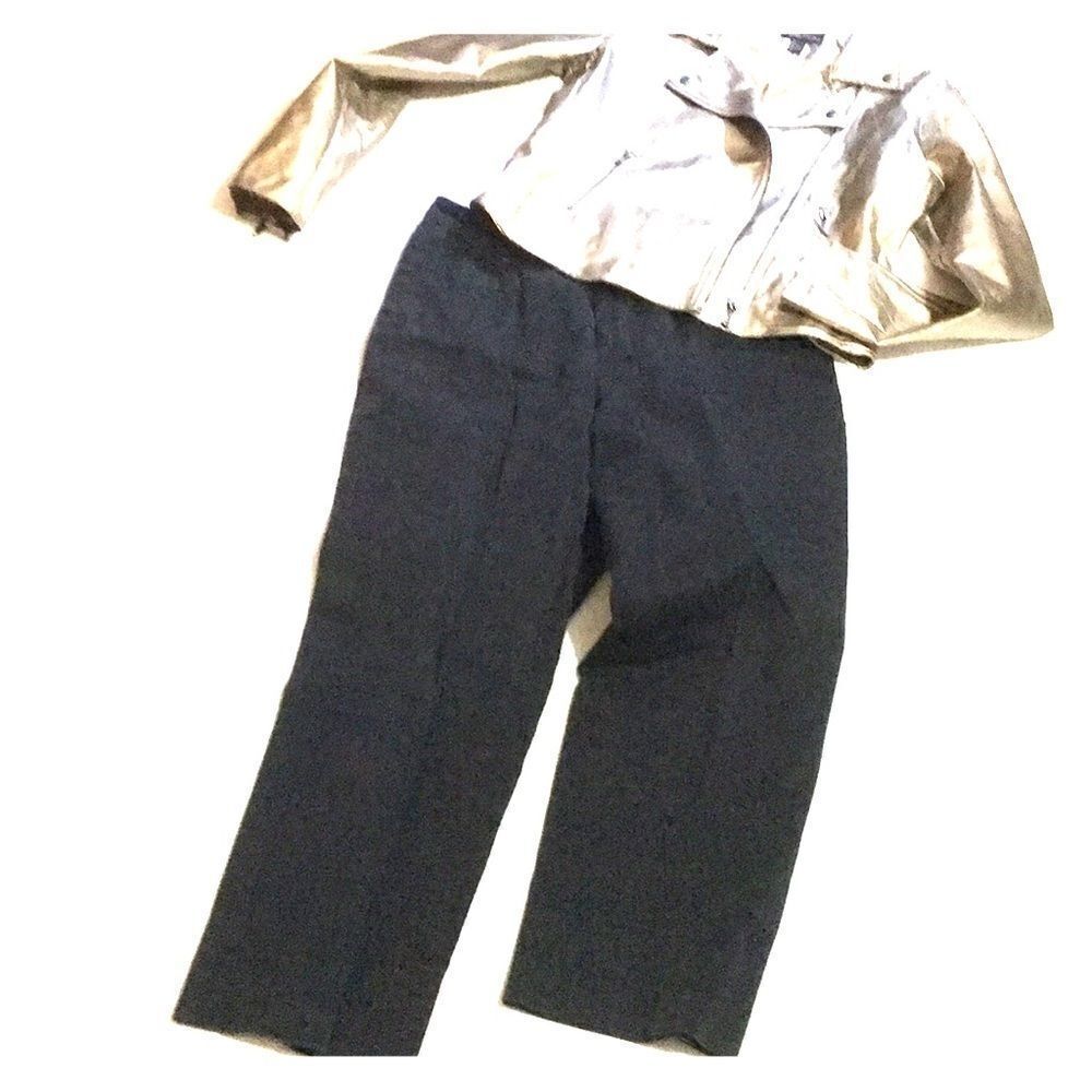 Vintage Rafaella Cotton Stretch Cropped Pants